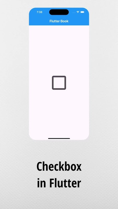 CheckBox in Flutter #flutter #appdevelopment #coding #flutterwidgets # ...