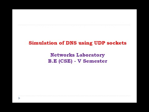 6. Implement DNS server using UDP sockets in Python |Computer Networks Lab | #dns,#udp socket