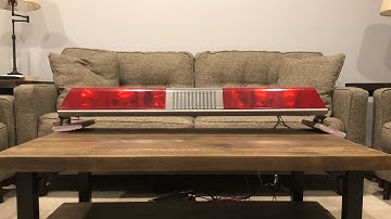Code 3 Force 4 LP Light Bar with Stingrays (lp6000 stingers sting ray 6000 lightbar pse oscillator)