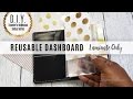DIY Traveler's Notebook Setup Series: Create a Reusable Laminated Dashboard w/ Laminate Pouches