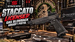 Staccato Licensed C2 COMP SOC 2011 Gas Blowback T8 Airsoft Pistol