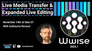 Wwise Up On Air Hands-On | Wwise 2024.1 Live Media Transfer & Expanded Live Editing
Turn your videos into live streams with https://restream.io
November 14th at 9am ET
Audiokinetic: https://www.audiokinetic.com/
Audiokinetic Blog: https://blog.audiokinetic.com/en/
Audiokinetic Creators Directory: https://www.audiokinetic.com/en/directory/
Audiokinetic Community Q&A: https://www.audiokinetic.com/qa/
Audiokinetic Powered By Wwise: https://www.audiokinetic.com/en/solutions/powered-by-wwise/
Audiokinetic Certification: https://www.audiokinetic.com/en/education/learn-wwise/ Wwise Up On Air Hands-On | Wwise 2024.1 Live Media Transfer & Expanded Live Editing