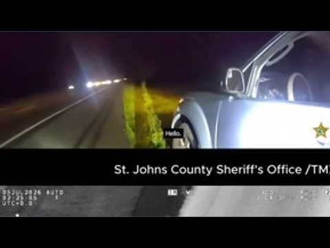 Suspects seen launching fireworks from moving car arrested by police