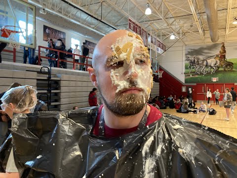 Students Pie Teachers Faces For Spirit Week Results