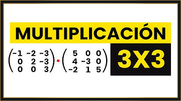 MULTIPLICACIÓN de MATRICES 3x3 [Explicación FÁCIL]