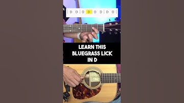 Thumbnail of Beginner Bluegrass Guitar Lick in D (How to Play Like Billy Strings)