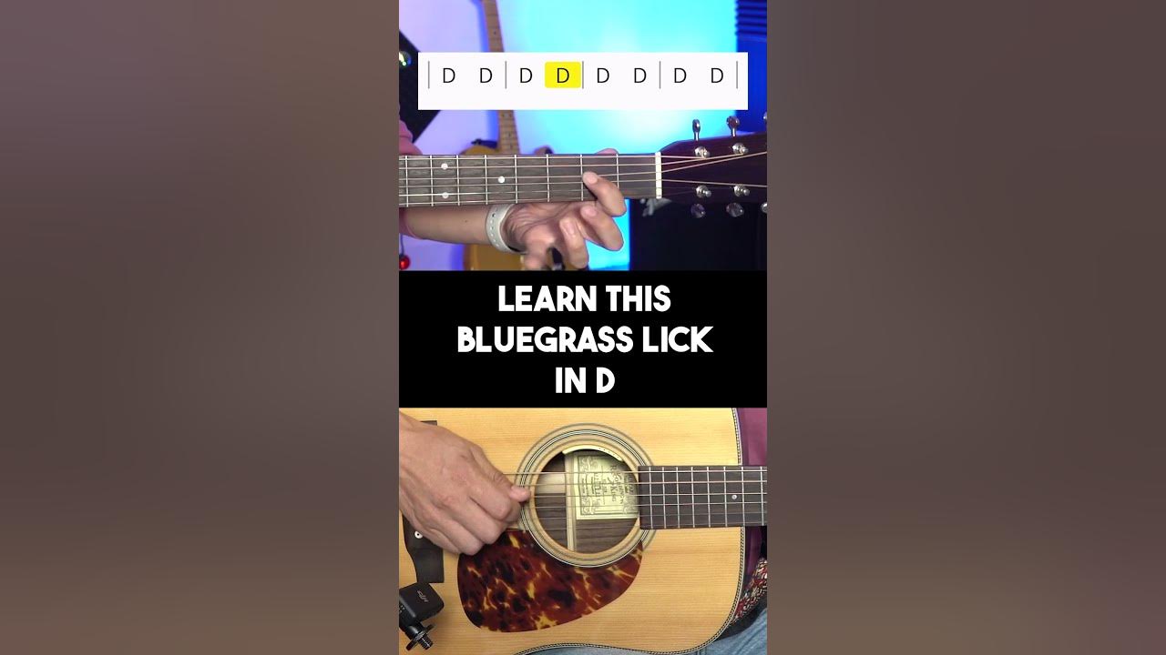 Beginner Bluegrass Guitar Lick in D (How to Play Like Billy Strings) Beginner Bluegrass Guitar Lick in D (How to Play Like Billy Strings)