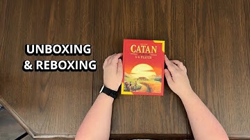 Catan 5-6 Player Game Extension - Unboxing and Reboxing - What