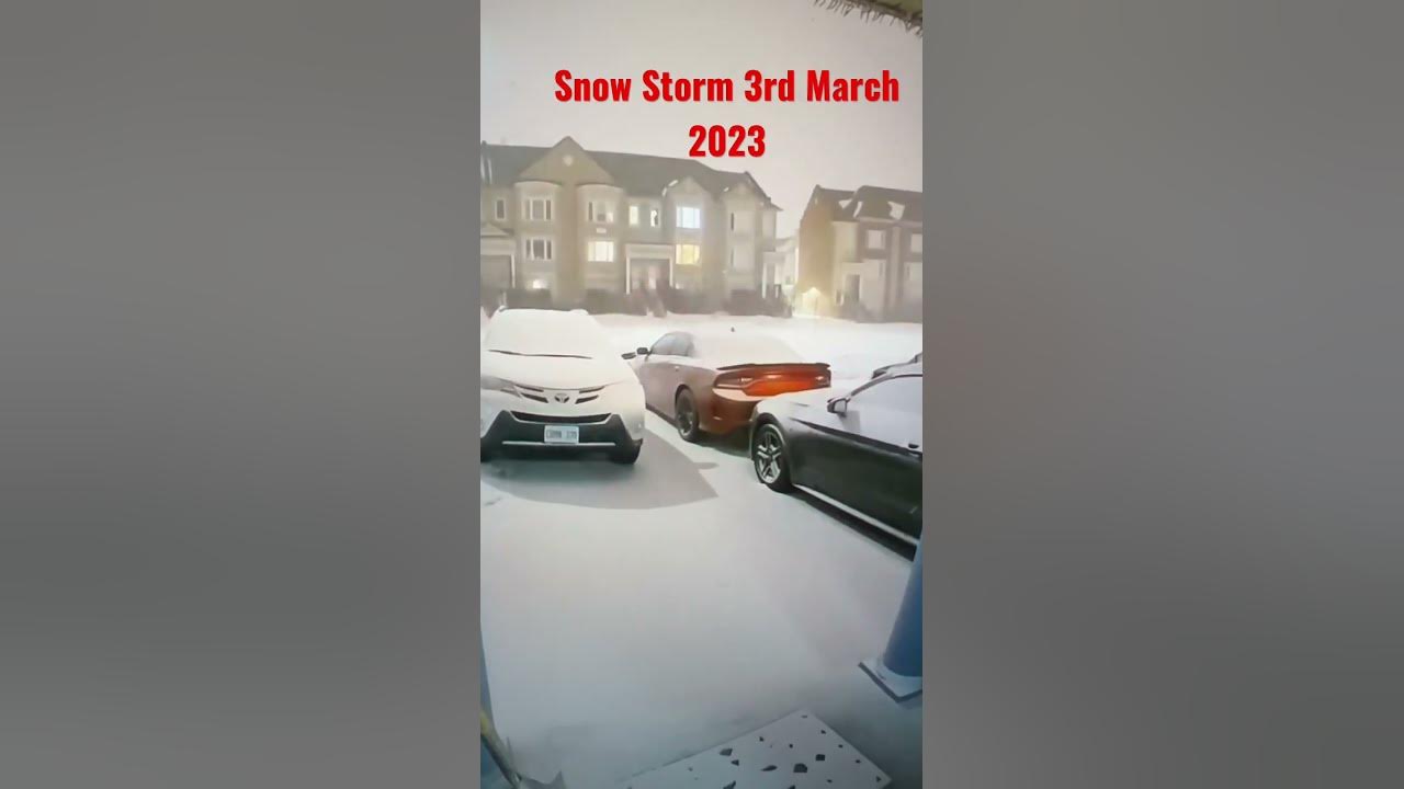 Snow Storm March 2023 YouTube
