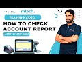 Mtech solutions how to check account report  pos software training