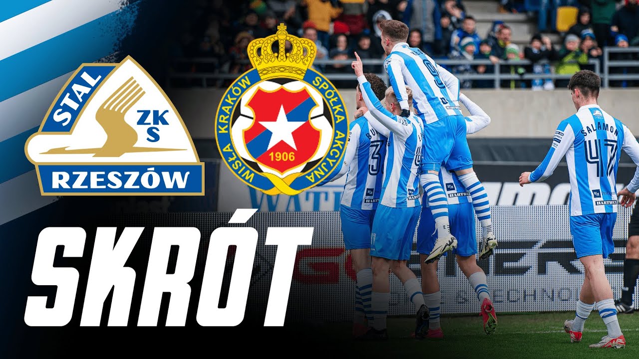 SKRÓT | Stal Rzeszów - Wisła Kraków (18.02.2024)