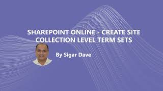 SharePoint Online - Shared Term Sets between Site Collections