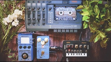 Ambient Sky. Day 214｜Lo-Fi Post Rock vibes w/ KORG NTS-1, ZOOM MS-70CDR, and Overdrive pedal