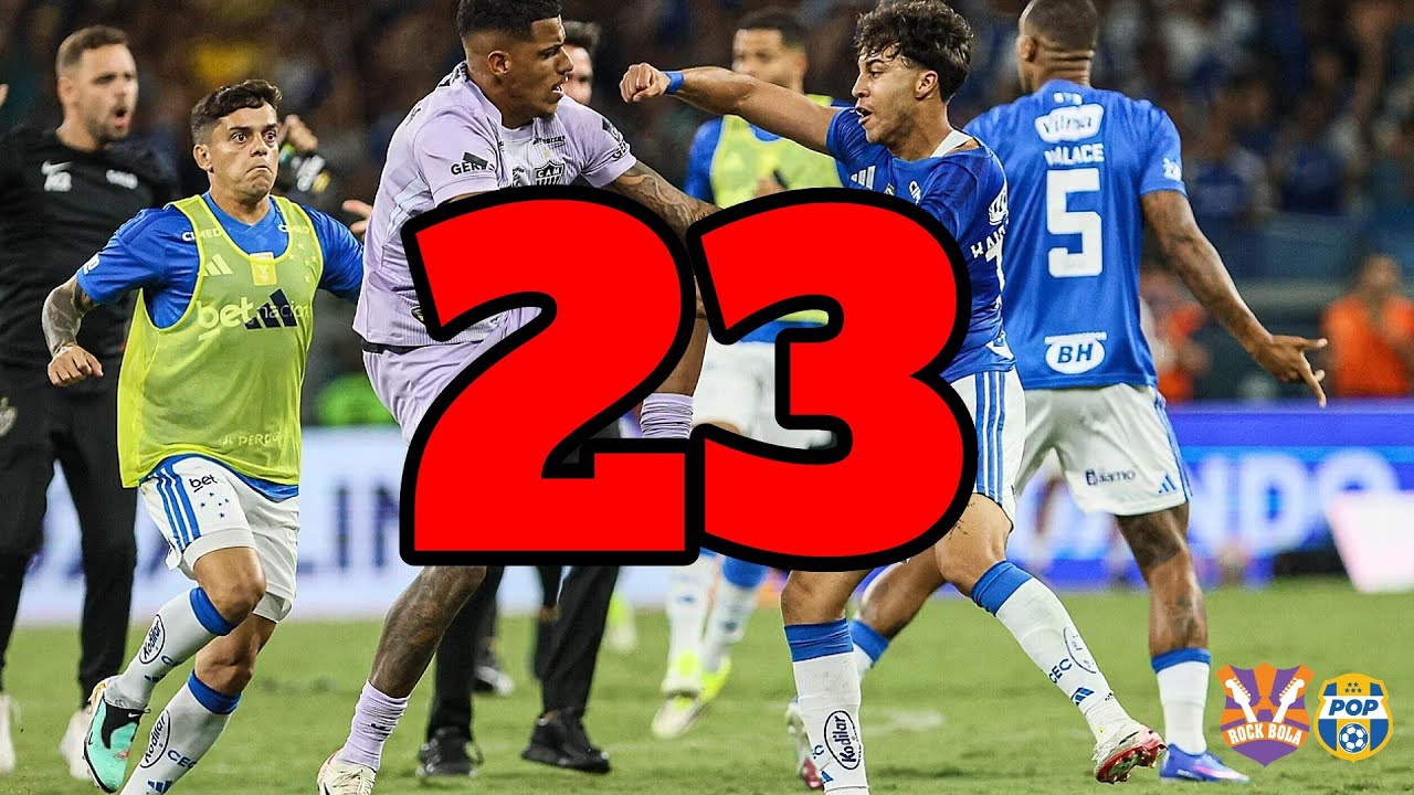 ATLETICO MG E CRUZEIRO BATEM RECORDE DE EXPULSÕES
