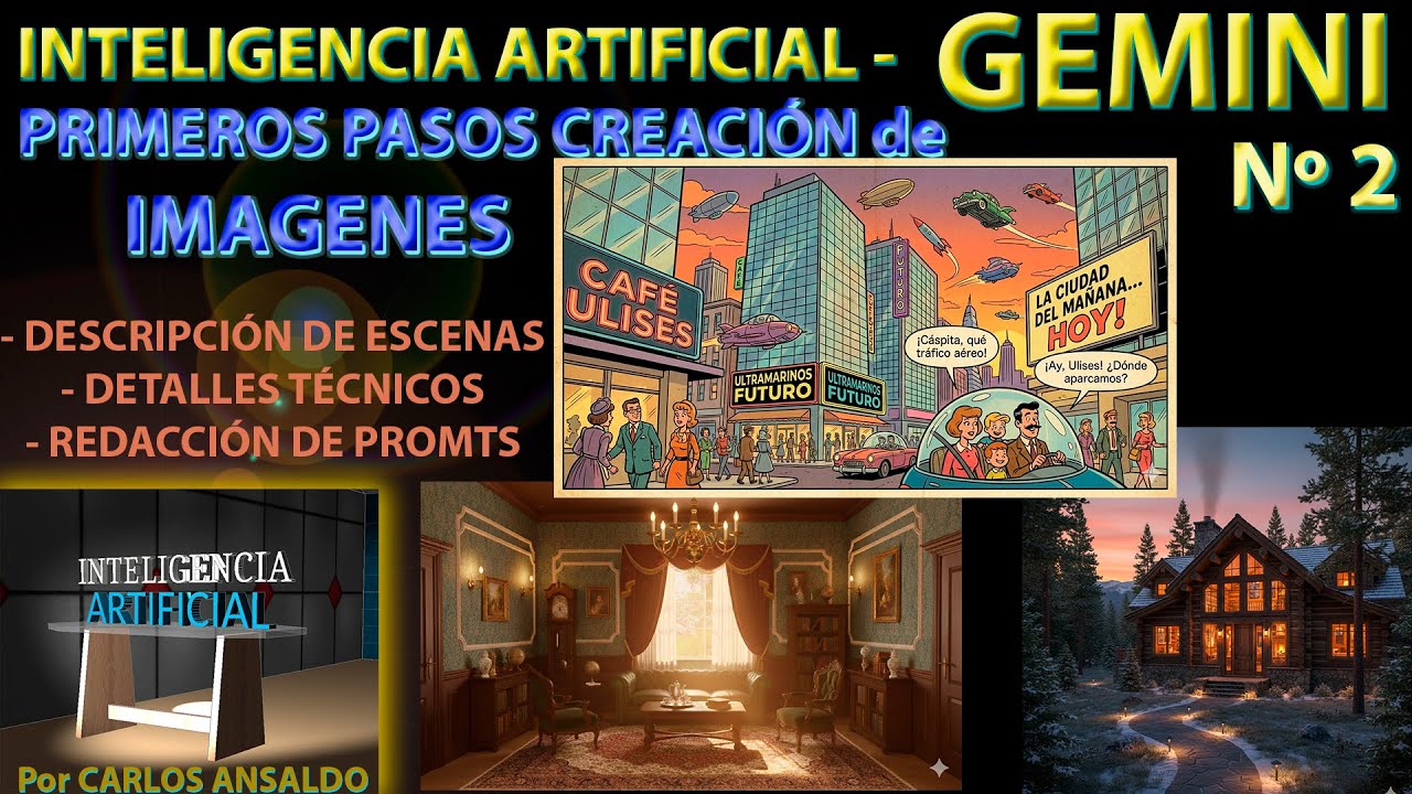 GEMINI 2 - Primeros pasos: Lenguaje visual - Creación Edición de Imágenes - Promts - Iluminación