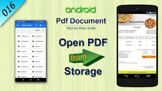 Open PDF in application (Android PDF Viewer) screenshot 4