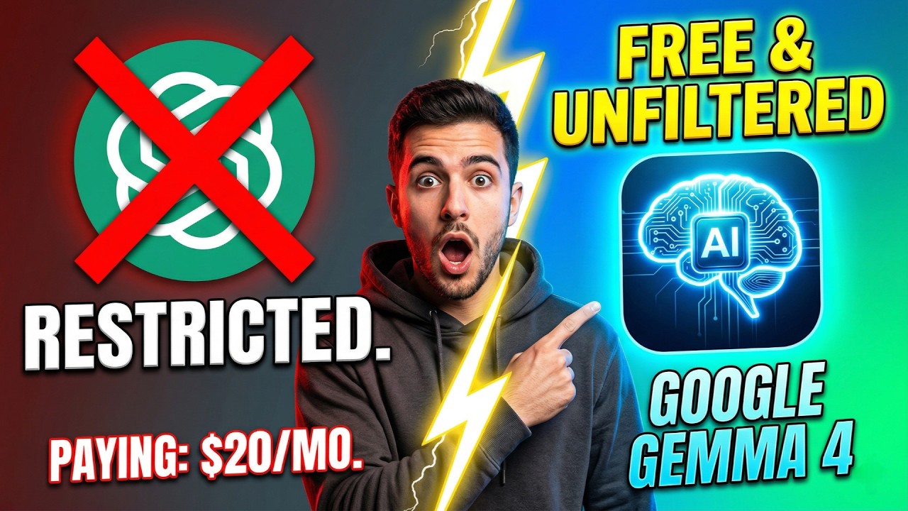 I Built a Keylogger Using 100% Free Local Uncensored AI (Gemma 4)😱