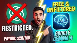 I Built a Keylogger Using 100% Free Local Uncensored AI (Gemma 4)😱