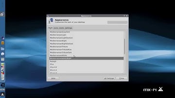 MX-14 - Customizing MX Part II - Customizing the Desktop