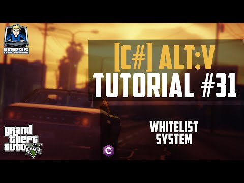 AltV Scripting Tutorial #31 - Whitelist System [C#] [Deutsch]
