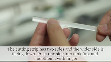 How to change cutting strip