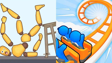 Kick & Break Vs Runner Coaster Satisfying ASMR Gameplay (Android,ios) (New Update)