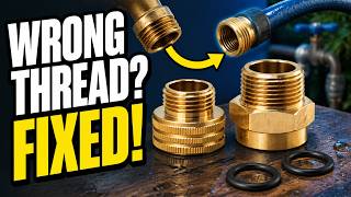Aeromixer Brass Garden Hose Adapter Review | Wrong Thread Fixed!