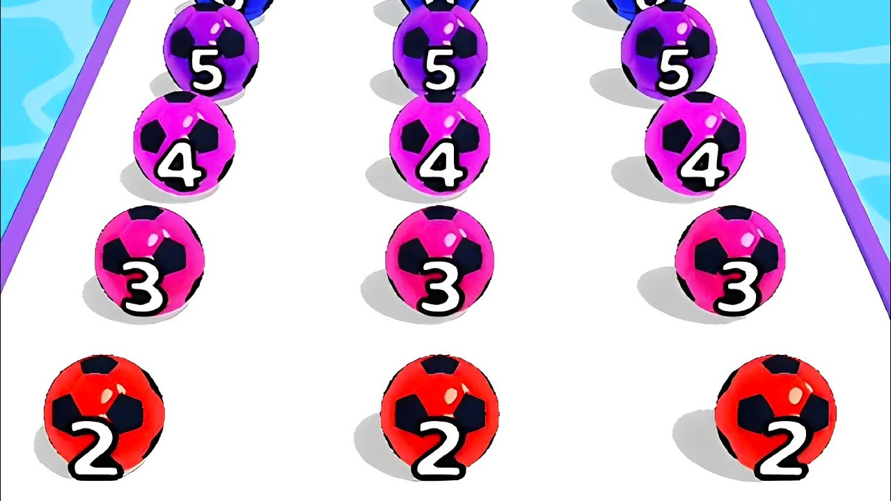Marble Run 🎱 3D Game Color Ball Race Gameplay Android IOS Level 7372 ...