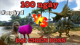 100 ngày trong ARK Revamp || ARK Mobile 2 (fake) DAY 1