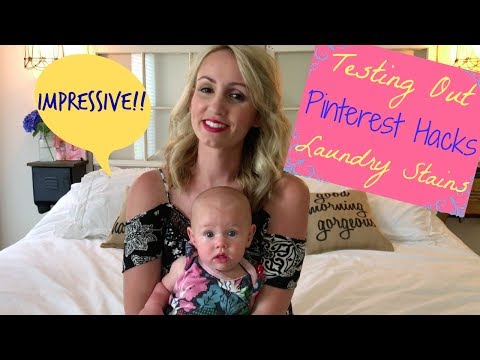 Pinterest Stain Remover Hacks | Removing ink with milk?! | Cleaning Hacks |