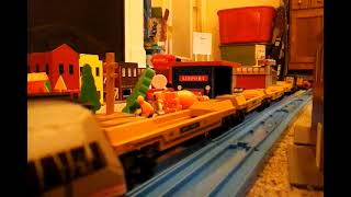 Car Hit By Wooden Train! - Original! My Whittle Shortline Trains - Episode 6