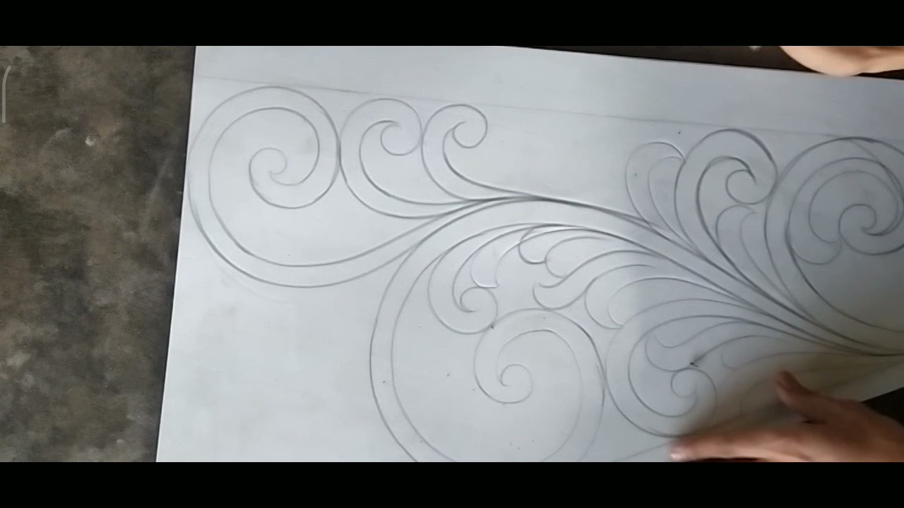 Membuat Motif Ukiran,Spon