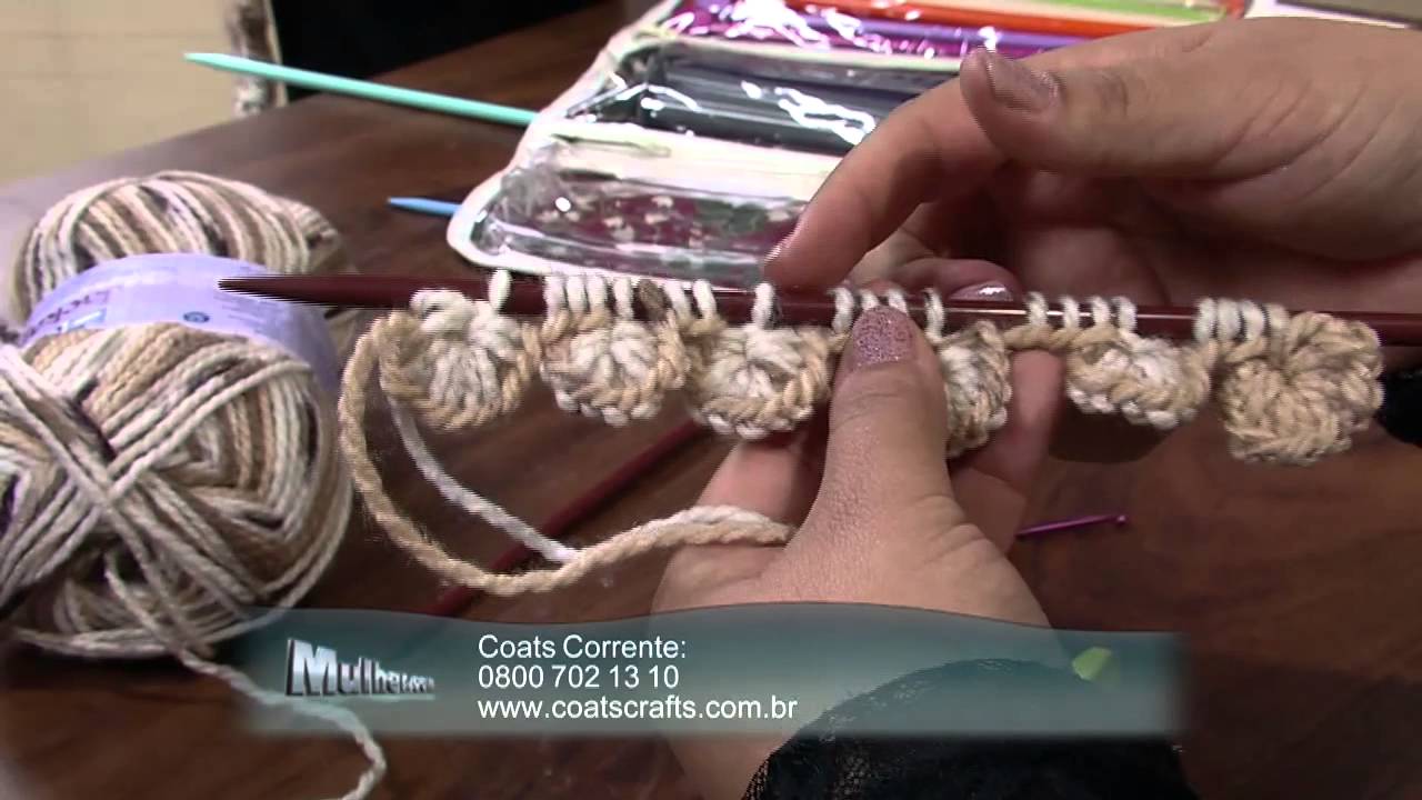 Mulher.com 24/06/2013 Eliete Massi - Cachecol tricoche Parte 1/2