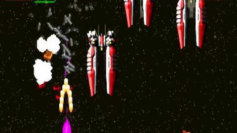 Mars Matrix: Hyper Solid Shooting  MAME Gameplay video Snapshot -Rom name mmatrix-