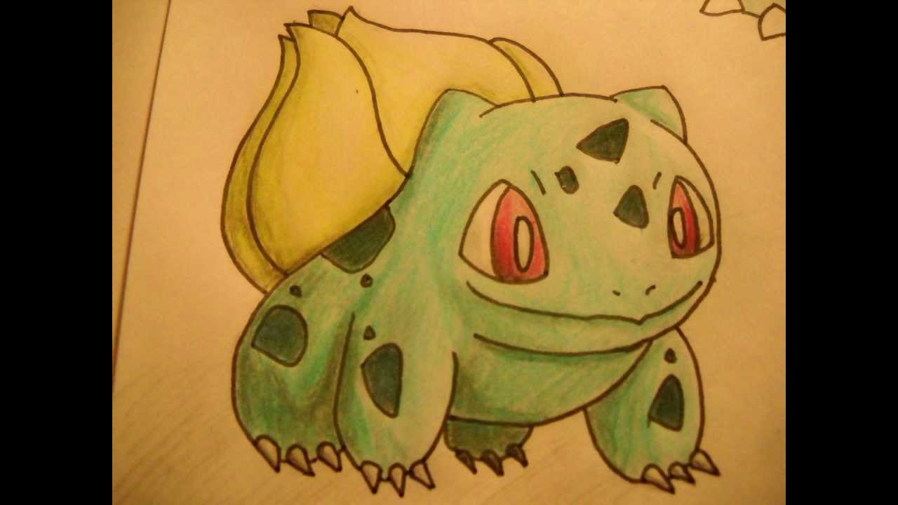 How to draw Bulbasaur Ivysaur and Venusaur - YouTube