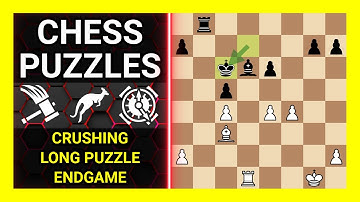 Chess Puzzles to Practice. Themes: Crushing, Long puzzle, Endgame. Learn Chess