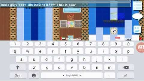Growtopia how to talk with color
