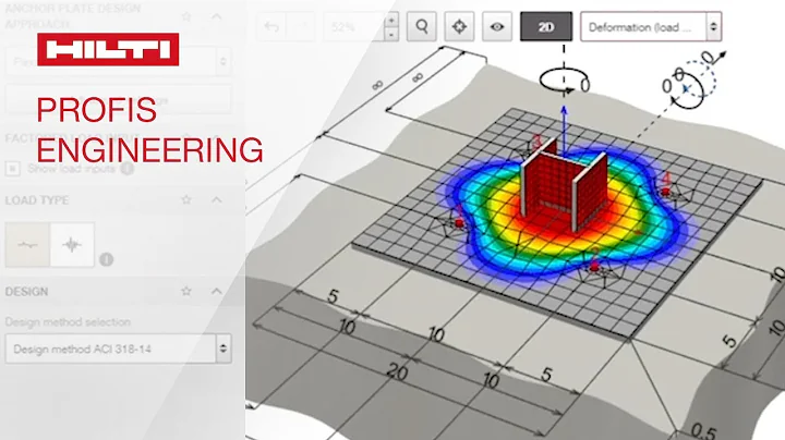 DEMO of Hilti PROFIS Engineering Suite anchor design software