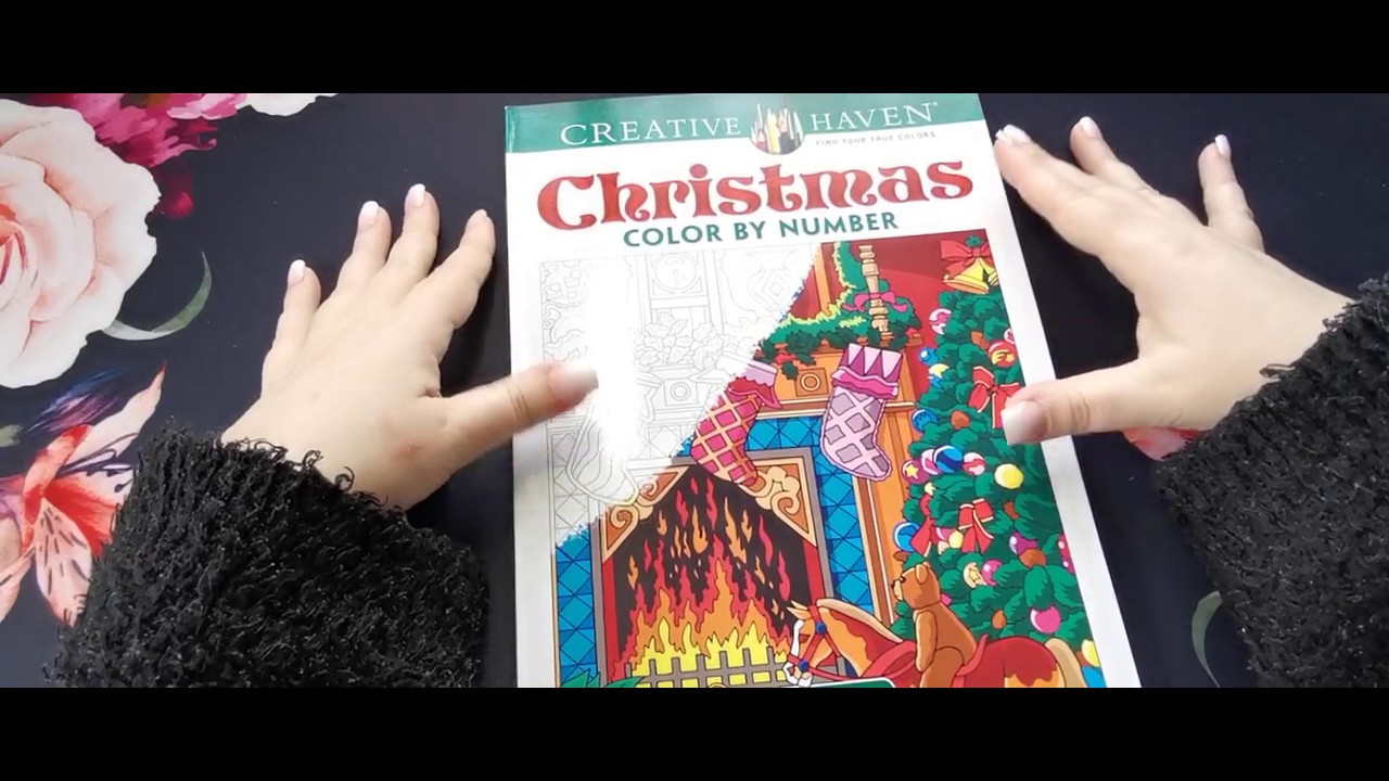 Adult Colouring Book Flip Through | Christmas Color By Number ~ George ...