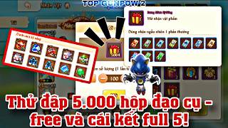 [Top Gunpow 2] Thử đập 5.000 hộp đạo cụ - free và cái kết nâng full lv5!