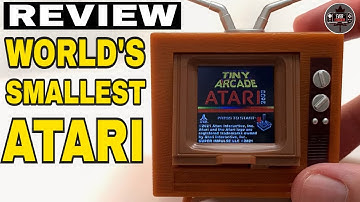 Tiny Arcade Atari 2600 - World Smallest Mini Console Review!