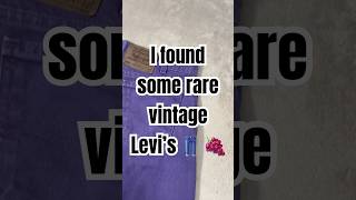 Rare Vintage Levi’s At The Thrift! + How to date vintage Levi’s 👖 #VintageLevis #Levis #RareLevis