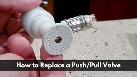 How to Replace a FlowTite Push/Pull Valve with a Standard Shut Off Valve for a Dishwasher