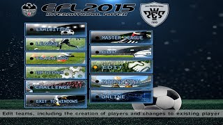 PES 6 EFL Patch Season 2014-2015