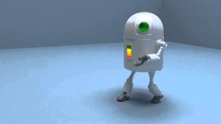 Robot walk cycle
