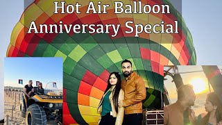 Hot Air Balloon Ride in Dubai Dessert | With Falcon & Camel ❤️