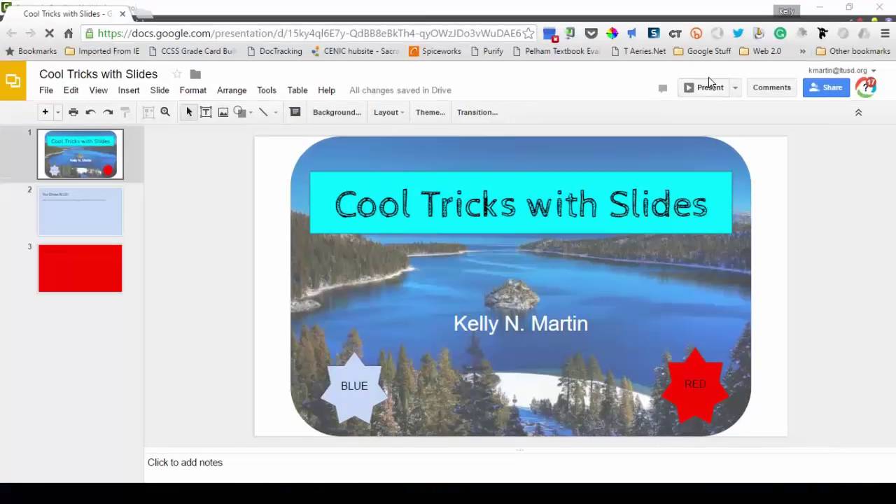 google slides presentation clicker