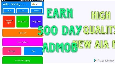 Earn money by creating mobile App new aia file....2018