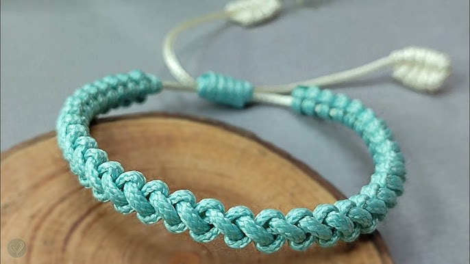 PULSERA DE HILO MUY FÁCIL Y RÁPIDO DE HACER / TUTORIAL PASO A PASO  /DIY/BRACELETS. 