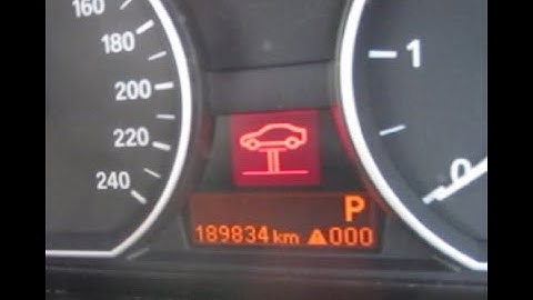 bmw get rid of the red car of death on hoist lift ramp warning light